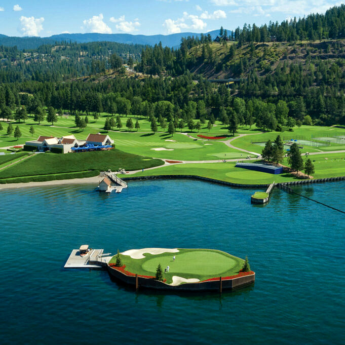 Le Coeur DAlene Golf Resort Coeur DAlene Idaho